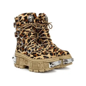 Pánská zimní obuv NEW ROCK Kotníková obuv M-WALL373 Béžová 40