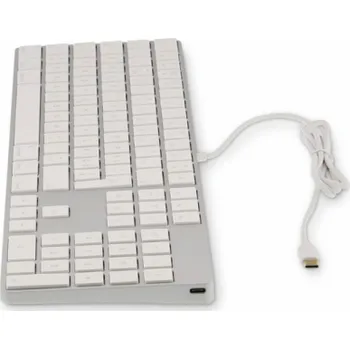 Klávesnice LMP klávesnice Wired USB-C Numeric Keyboard CZ layout - Silver Aluminium