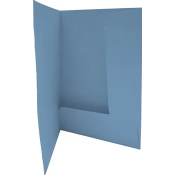 Papírové desky HIT Office - dvě chlopně, A4, modré, 1 ks