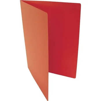 Papírové desky bez chlopní HIT Office - A4, červené , 20 ks