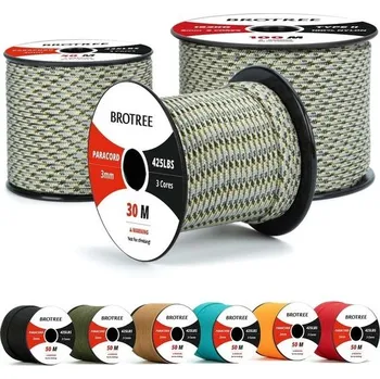 Kompresor Brotree 3mm Paracord 425lano 50M 100% nylon