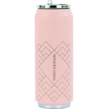 Termohrnek Yoko Design termohrnek 500 ml Art Deco růžový