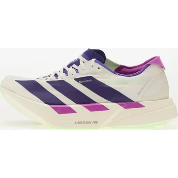 Pánské tenisky Tenisky adidas Adizero Adios Pro 4 M Core White/ Collegiate Purple/ Lime Burst EUR 41 1/3