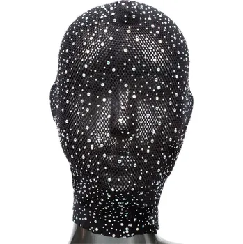 Erotická maska CalExotics Radiance Full Hoode Cover - Black