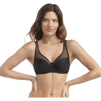 Dámské spodní prádlo DIM GENEROUS CLASSIC BRA - Dámská podprsenka s kosticemi - černá Velikost: 85 D