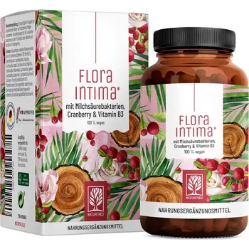 Naturtreu FloraIntima - Komplex brusinek, vitamínu B3 a laktobacilů pro ženy, 60 kapslí>