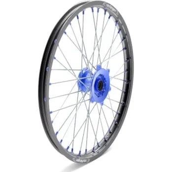 Zapletené kolo Kke přední kolo kompletní pro Yamaha, Fantic černá/modrá