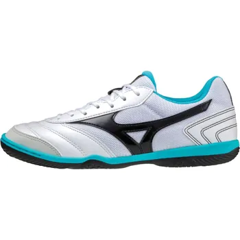 Kopačky Pánská fotbalová obuv Mizuno MRL SALA CLUB IN / White/Black Velikost: 35.0/3.0