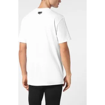 Pánské oblečení PHILIPP PLEIN T-Shirt 9557 Bílá Regular Fit L