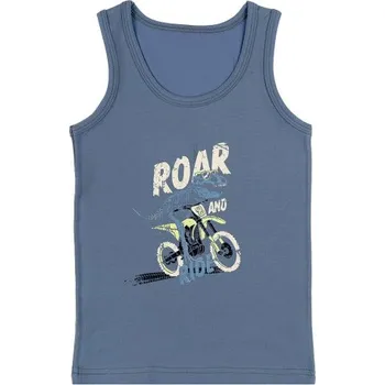 Souprava dámského spodního prádla EVONA a.s. Chlapecký nátělník se širokými ramínky E modrá Velikost: 134