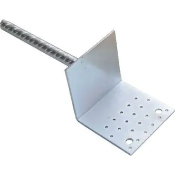 Tesařské kování M.A.T. GROUP patka kotvicí do země 14-03 120x100mm BV/P Zn