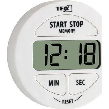 Kuchyňská minutka TFA minutka digitální se stopkami pr.5,5cm BÍ