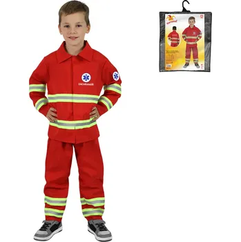 Karnevalový kostým _Ostatní 1_ KARNEVAL Šaty záchranář český potisk vel. S (105-116cm) 4-6 let *KOSTÝM*
