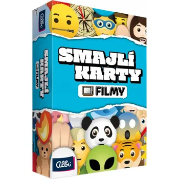 Společenská hra Albi ALBI Hra kvízová Smajlíkarty - Filmy *SPOLEČENSKÉ HRY*