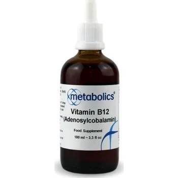 Speciální výživa Metabolics Tekutý vitamín B12 (Adenosylcobalamin), vegan kapky 100 ml>
