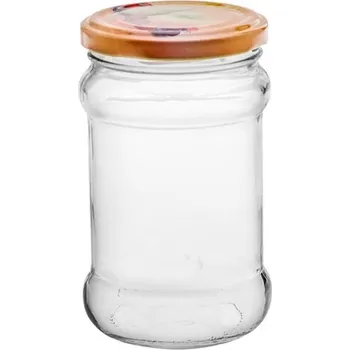 Sklenice Sklenice zavařovací 315ml ¤68mm s víčkem, sada 6ks