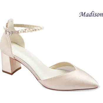 Dámské lodičky Prémiové svatební boty MADISON - champagne Velikost obuvi: 40