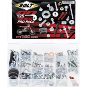Spojovací materiál motoru Bolt Sada šroubů pasuje na CR 125 00-07 190ks