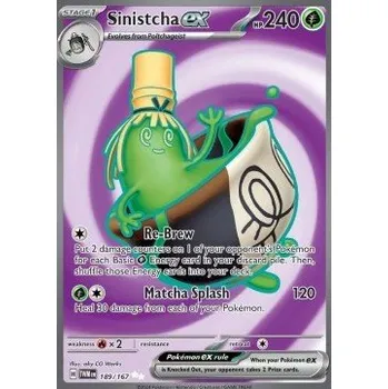 Karetní hra Pokémon TWM 189/167 Sinistcha ex - Twilight Masquerade