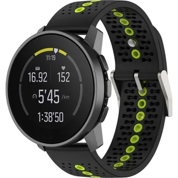 Ostatní příslušenství k chytrým hodinkám VSECHNONAMOBIL 86876 HOLE Silikonový řemínek pro Suunto Race / Suunto Race S / Suunto Run černý