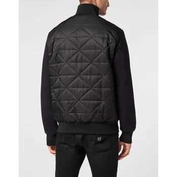 Pánské oblečení PHILIPP PLEIN Vatovaná bunda 22855 Černá Regular Fit S