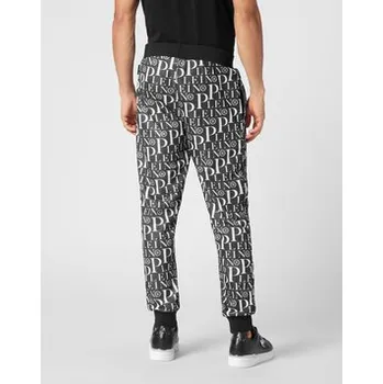 Pánská móda PHILIPP PLEIN Joggers kalhoty 9435 Černá Jogger Fit L