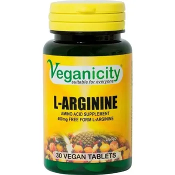 Speciální výživa Veganicity L-Arginine 400mg, 30 vegan tablet>