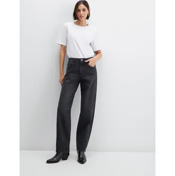 Dámské džíny Mavi Džíny Leila High-Rise, Baggy Fit M1012690-91121 Černá W27/L32