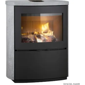Krbová kamna HETA Scan-line 1000 šedý lak a mastek