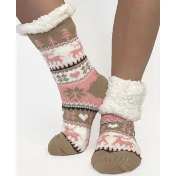 Dámské ponožky Dámské vlněné protiskluzové ponožky SOBÍK, VELIKOST 39 - 42