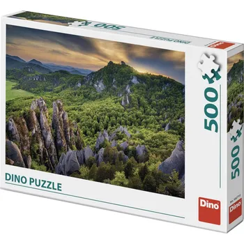Puzzle Dino DINO Puzzle Súlovské skály 47x33cm foto skládačka 500 dílků v krabici