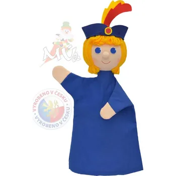 maňásek Moravská ústředna MORAVSKÁ ÚSTŘEDNA Maňásek modrý Princ Vendelín