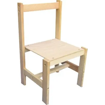 _Ostatní 1_ DŘEVO Židlička k tabuli FILIP dřevěná STOLIČKA dětská