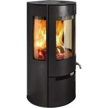 Krbová kamna ADURO 9 černý lak a horní deska z vápence