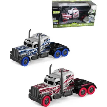 autodráha _Ostatní 1_ RC Auto tahač 20cm na vysílačku 2,4GHz na baterie USB 2 barvy