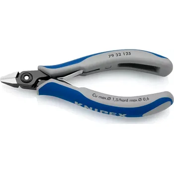 Dílna Precizní boční štípací kleště Knipex 79 32 125 SB - pro elektroniku, špičatá hlava (K 79 32 125 SB)