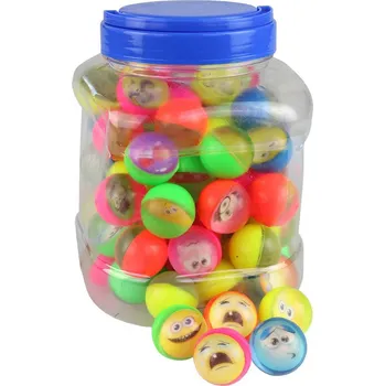 Dětský míč _Ostatní 1_ Hopík 30mm skákací míček s očima skákačák obličej různé druhy