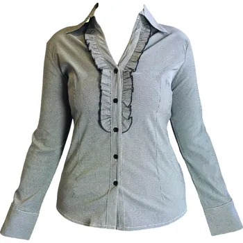 Dámská košile Dámská bavlněná košile šedá 05-960 Velikost: XL