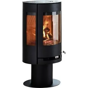 Krbová kamna ADURO 9-3 černý lak a horní deska z mastku