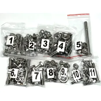 Motor pro motocykl Sada šroubů Jawa ČZ 175/356 - nerez