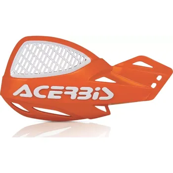 Chránič ruky pro motocykl Acerbis chrániče páček Uniko Vented oranž/bílá