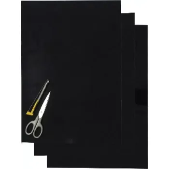 Polep vozidla Blackbird folie polepovací silnostěnná /balení 3 archy/ černá