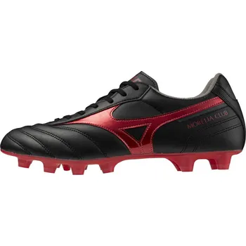 Kopačky Pánská fotbalová obuv Mizuno MORELIA II CLUB(U) / Black/MORELIA 40th Red/Black sand Velikost: 43.0/9.0