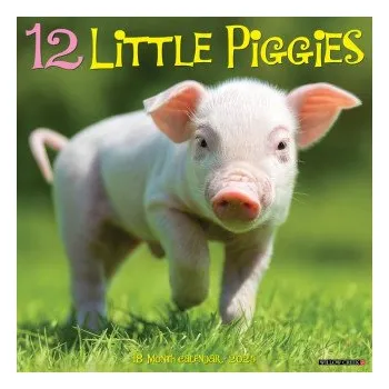 Kalendář 12 Little Piggies 2026 12 X 12 Wall Calendar (Brožovaná)