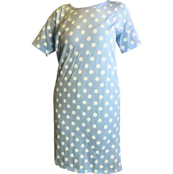 Dámská noční košile Dámská bavlněná noční košile šedá 23-605 Velikost: L