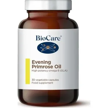 BioCare Evening Primrose Oil - Pupalkový olej - hormonální rovnováha a zdraví pokožky, 30 kapslí>