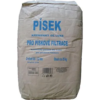 Písek do filtrace 25kg, zrnitost 0,6-1,2mm VODNÁŘ