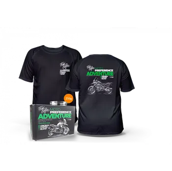 Káva MOTO fešák – Adventure (kafe + tričko) XXXL