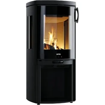Krbová kamna HETA Icon-Line Moderna boční prosklení černý lak