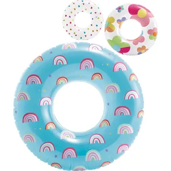 Intex INTEX Nafukovací kruh průhledný + potisk 81cm plavací kolo do vody 59259